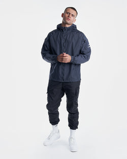 Dundee Windbreaker Jacket - Charcoal - BOXRAW