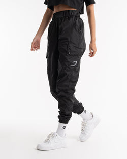 Women's Dundee Cargo Pants - Black | BOXRAW