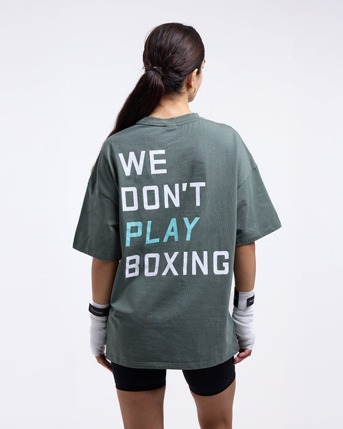 We Don't Play Boxing Oversized T-Shirt